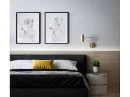 Изголовье с закругленными углами, высота 100см