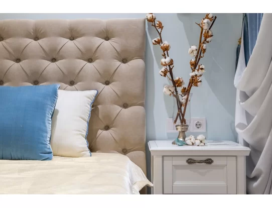 Изголовье с каретной стяжкой, высота 150см