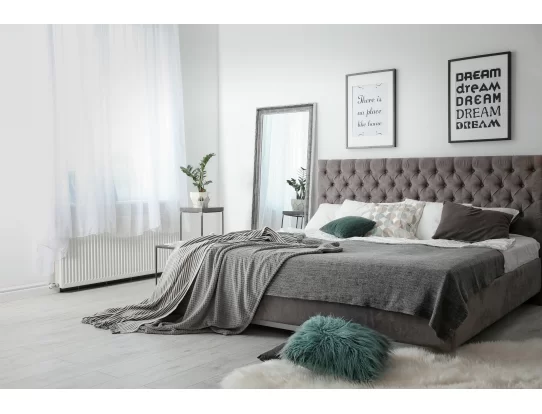 Изголовье с каретной стяжкой, высота 150см