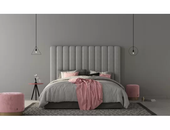 Изголовье  вертикальные полосы, высота 150см